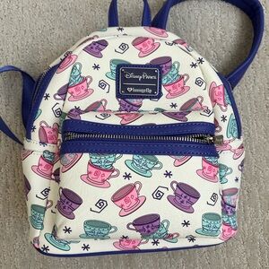 Loungefly Disney Teacup Backpack - Purple, Pink, Blue